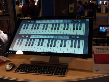 IDF 2012, выставка: самый тонкий в мире моноблок IdeaCentre A720 и еще одна новинка Lenovo