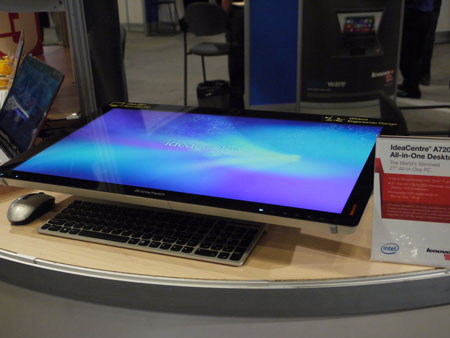 IDF 2012, выставка: самый тонкий в мире моноблок IdeaCentre A720 и еще одна новинка Lenovo